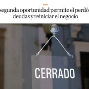 La segunda oportunidad permite el perdón de deudas y reiniciar el negocio - Ponter Abogados y Asesores - Abogados en Madrid - Abogados en Toledo