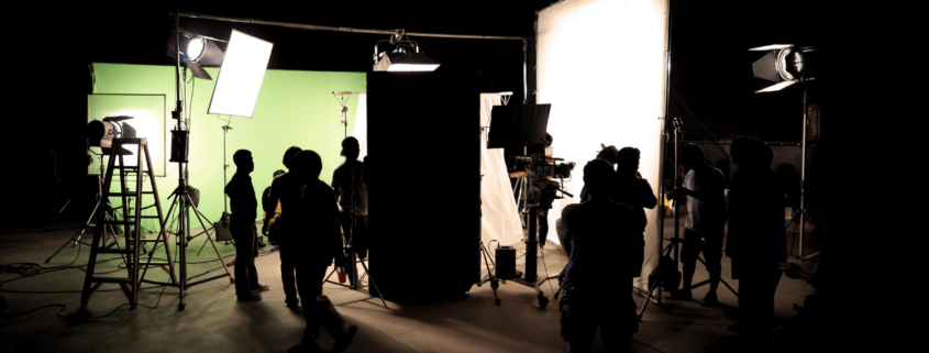 Foto de un rodaje de cine utilizada para el artículo "Una Agrupación de Interés Económico en el mundo del cine", Ponter Abogados y Asesores. Escrito por Luis Tomás Romo Casas"